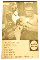 Sunnen MBB-1600, MS , JIC Operating & Maintenance Manual